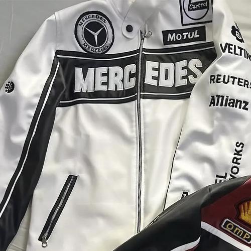 Mercedes-Benz Biker Jacket – Iconic F1 Racing Leather